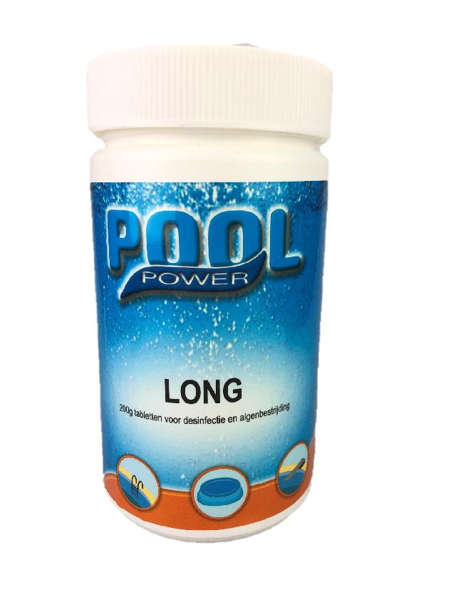 Chloortabletten - Pool Power long - 5 x 200 gram